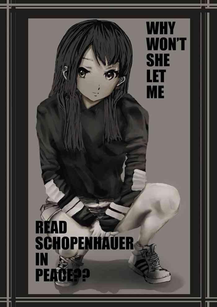 why won x27 t she let me read schopenhauer in peace cover